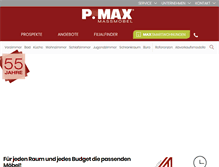 Tablet Screenshot of petermax.at